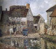 Camille Pissarro Enno s pond oil painting on canvas